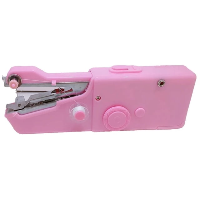 Portable Manual Sewing Machine Handheld Rope-free Electric Quick Build DIY Apparel Supplies Arts Crafts Home Garden Embroidery