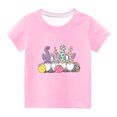 thumbnail image 2 of TIMIFIS Tee Garçons Filles T-Shirts Graphiques Pâques Chandails Unisexe Enfants Col Rond Manches Courtes Chandails Enfants Mignons Gnomes Oeufs Imprimé T-Shirt, 11 Ans, 2 of 4