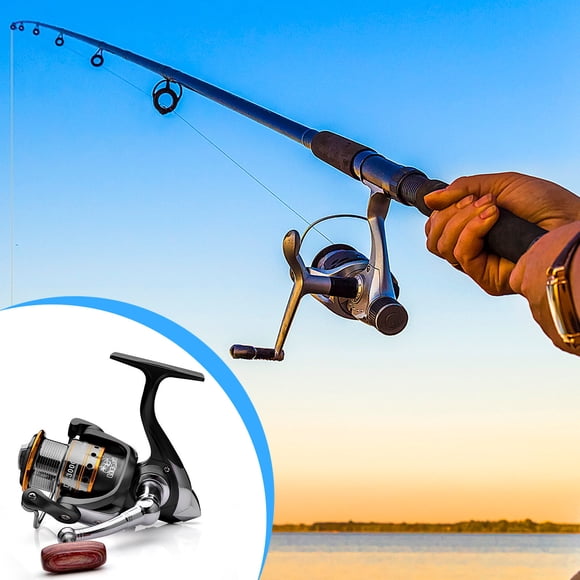 Dvkptbk Hand Wheel All-Metal Fishing Reel, Spinning Reel, Fishing Reel, Long Throwing Fishing Gear Fishing