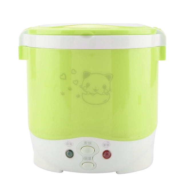 Cuiseur à Riz Électrique pour Voitures Cuiseur à Riz Multifonction 12V 100W 1L Cuiseur à Riz Électrique Portable Multifonction Cuiseur Vapeur pour Aliments pour Voitures