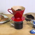 thumbnail image 3 of HIC Coffee Filter Cone, Red, Number 2-Size Filter, Brews 2 to 6-Cups, 3 of 5