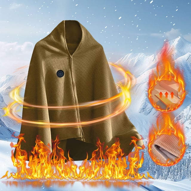 Birdeem Heated Throw Blanket,Heated Blanket Throw,Usb Heated Blanket Heated Throw Blanket Usb Throw Blanket with Zipper Wearable Portable Throw Wrap Machine Washable,Blankets and Throws