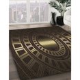 thumbnail image 3 of Ahgly Tapis Rectangulaire Lavable en Machine Intérieur Transitionnel Chêne Brun, 2 Pieds x 5 Pieds, 3 of 7