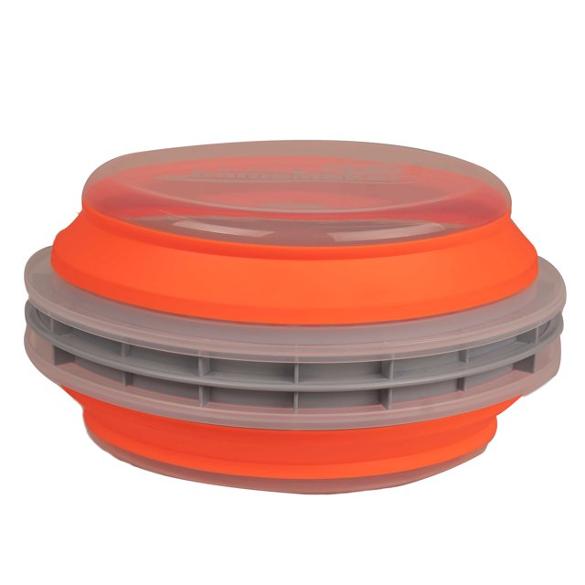 CanCooker XL Chemical-free Collapsible Food Batter/Breading Cooking Bowl, Orange