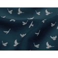 thumbnail image 3 of oneOone Viscose Jersey Fabric Bird Ikat Decor Fabric Printed BTY 60 Inch Wide, 3 of 4