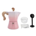 thumbnail image 2 of Aluminum Alloy Coffee Pot, Italian Coffee Maker 150ml Single Valve with Coffee Distributor Spoon for Rich Flavor Home Brewing, 2 of 7