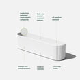 thumbnail image 4 of Veradek Demi Series Window Box 36" Plastic-Stone Planter - (White/2 Pack), 4 of 9