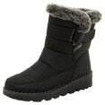 thumbnail image 1 of Bottes d'Hiver pour Femmes, Mode, Confortables, Extérieur, Mi-Longues, Chaussures pour Temps Froid, Randonnée et Aventure, 1 of 9