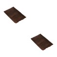 thumbnail image 4 of Youkk Polyester Chenille Bath Mat - Strong Water Absorption Exquisite Crafted Soft Texture No Shedding Coffee 40cm*60cm 2Set, 4 of 6