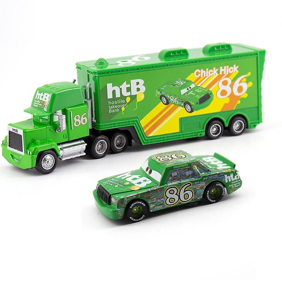 Cars Chick Hicks Lightning McQueen Mack Hauler Truck & Car Toys Gift for Kids