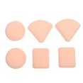 thumbnail image 1 of 6 Pcs Houppette Sèche et Humide à Double Usage avec Coussin d'Air, Éponge, Fournitures de Maquillage pour Femmes, 1 of 7