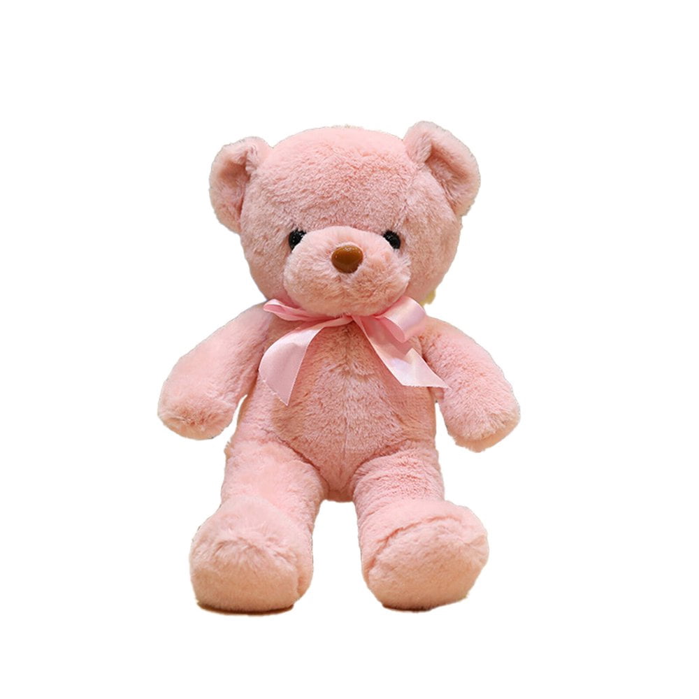 SUTENGDA Weighted Stuffed Animals 30cm Cute Bear Shape Weighted Plush Soft Plush Perfect Gift Cute Stuff Pink