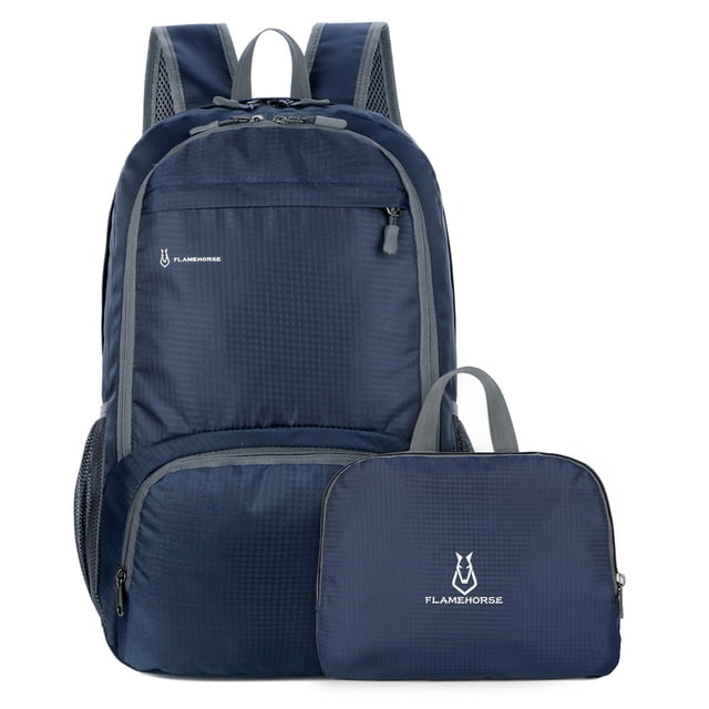 Hommes Légers Pliables Femmes Imperméable Voyage Packable Randonnée Bleu Foncé
