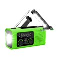 thumbnail image 3 of BELOVING Emergency Radio Compact Multifunctional Weather Radio for Home Hiking Indoor Green, 3 of 8