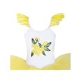 thumbnail image 4 of Robe Fille Mignonne Tutu Danse Ballet Jaune 2-3 Ans, 4 of 5