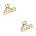 thumbnail image 4 of maskred Pinces de Mode Grand Style Simple à Portée de Main Style Simple Robuste Exquis Accessoires Barrettes pour Femmes KC Or/arc 2Set, 4 of 6