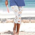 thumbnail image 3 of Womens Relaxed Fit Pants by Generic Summer Casual Drawstring Solid Cropped Cargo Pants, Black, Size XL, 3 of 5