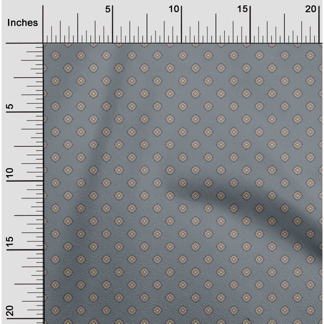 oneOone Polyester Lycra Fabric Mandala Geometric Print Fabric BTY 56 Inch Wide