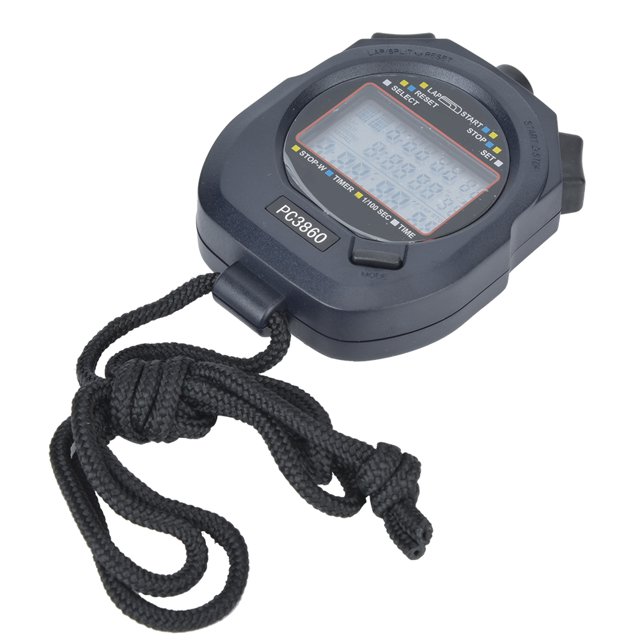 Timing Ring Alarm Stopwatch, Electronic Stopwatch, 60 Track Fitness Enthusiast Professional Competition For Referee For Game