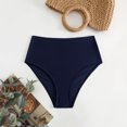 thumbnail image 1 of Qertyioot High Waist Swimming Trunks for Womens Fashion Solid Color Swimming Trunks Briefs, 1 of 8