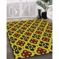 thumbnail image 3 of Ahgly Company Tapis Rectangulaire Lavable en Machine Intérieur Rouge Nuit, 5 Pieds x 7 Pieds, 3 of 7