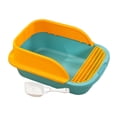 thumbnail image 1 of Cat with Frame with Spray and Scatter Open Air Cats Toilet Green Medium, 1 of 8