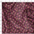 thumbnail image 4 of Soimoi Rayon Tissu Feuilles & Pivoine Imprimé en Tissu Floral par Yard 42 Pouces de Large, 4 of 5