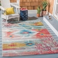 thumbnail image 4 of SAFAVIEH Barbados Aztec Corals Outdoor Area Rug, 4 of 6
