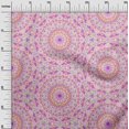 thumbnail image 3 of oneOone Polyester Spandex Purple Fabric Mandala Sewing Craft Projects Fabric Prints By Yard 56 Inch Wide, 3 of 5