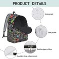 thumbnail image 5 of Scientific Formula School Backpack, Experiment Design, Biology Student School Bag, Science Classroom Travel Daypack, 5 of 5