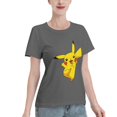 thumbnail image 2 of T-Shirt Basique à Manches Courtes pour Femmes Pikachu, 2 of 6