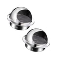 thumbnail image 3 of jifeng 2x Round Wall Vent Outside Cap Built in Fine Mesh for Kitchen Fans Versatile For 200mm Pipe, 3 of 9