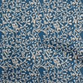 thumbnail image 1 of oneOone Rayon Royal Blue Fabric Asian Block Craft Projects Decor Fabric Printed By The Yard 56 Inch Wide, 1 of 4