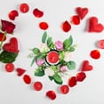 thumbnail image 4 of Fridja Under Clearance 5$ Peony Candlestick Wreath Simulation Flowers European Holiday Decorations Wedding Desktop Decorations Home Decoration Home Essentials, 4 of 6