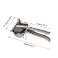 thumbnail image 3 of TIELUTT Stainless Steel Juicer Fruit Juice Squeezer Hand Heavy Duty Stainless Steel Squeezer Water Extractor Juice Strainer No Pulp Cold Juicers / Masticating Juicers Sunkist Juicer Carrot Juice, 3 of 8