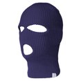 thumbnail image 1 of TopHeadwear 3-Hole Ski Face Mask Balaclava, Navy, 1 of 2