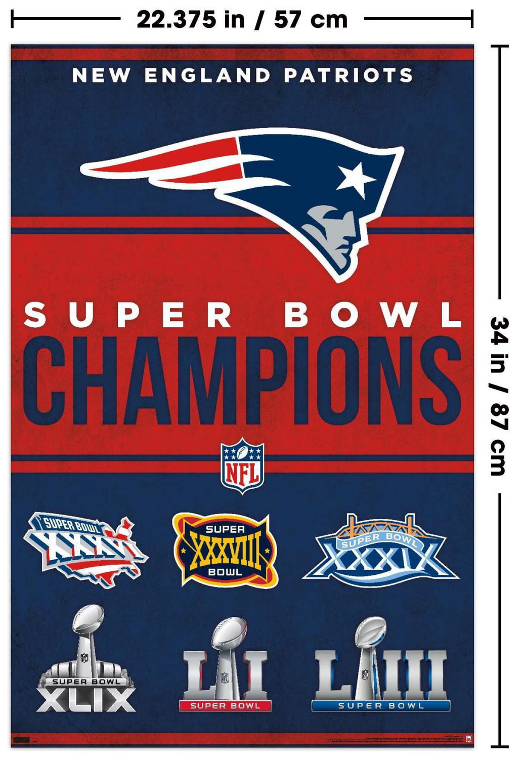 NFL New England Patriots - Champions 23