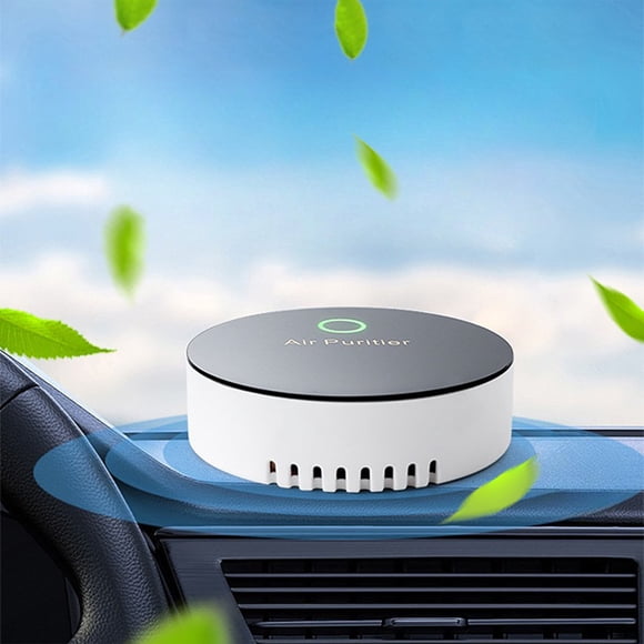 Mini USB Air Purifier, Portable Desktop Aromatherapy Deodorizer, 36dB Silent, 5V Power, Cyclic Purification, Negative Ion Filtration, for Car Bedroom Living Room Kitchen