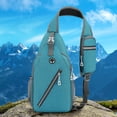 thumbnail image 4 of Fridja Clearance Under $10 Men's Chest Bag and Multi Functional Backpack Sports and Leisure Lightweight and Trendy Single Shoulder Bag Men's Fashion Student Crossbody Bag, 4 of 5