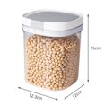 thumbnail image 3 of Airtight Lock Food Container Drop-resistant Durable Sealed Jars for Flour Sugar Pasta Snacks - 1.8L, 3 of 3