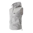 thumbnail image 2 of Ceisia UV Protection Men's Loose Fit Hooded Lightweight Quick-Dry Sun Vest Gift, 2 of 4