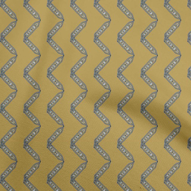 oneOone Georgette Viscose Dark Mustard Fabric Block Sewing Craft Projects Fabric Prints By Yard 42 Inch Wide-DA