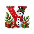 thumbnail image 2 of Bdday 26 Letters Christmas Tree Decoration Pendant Christmas Tree Ornaments Personalized DIY Christmas Ornaments Christmas Decoration Xmas Tree Hanging Decor Feature, 2 of 4