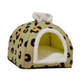 thumbnail image 3 of Cat House Cat Bed Furniture Kennel Sleeping Washable for Cats or Small Dogs Soft Green S, 3 of 9