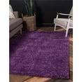 thumbnail image 2 of Unique Loom Solo Collection Solide Peluche Enfants Aire Tapis, 5' x 7' 7", Violet, 2 of 2