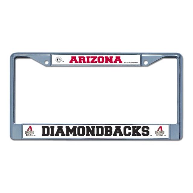 Cadre de Plaque d'Immatriculation Arizona Diamondbacks Chrome