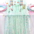 thumbnail image 4 of Up to 70% Off! Gspmoly Sequin Table Runner13X70.86 Inches Long Ridescent Glitter Fabric for Girls Summer Wedding Party Birthday Decorations up to 70% Off, 4 of 6