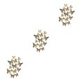 thumbnail image 1 of relayinert Decorative Butterflies Wall Stickers - Beautiful Addition To Home Multiple LK12 Gold 3Set, 1 of 6