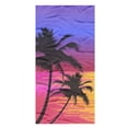 thumbnail image 2 of Palm Tree Print Microfiber Beach Towel, 30x60 Inch Quick-Dry Sandproof Towel for Summer, 2 of 5