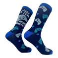 thumbnail image 1 of Men's Just A Few More Minutes Socks Funny Video Games Addict Footwear, 1 of 4